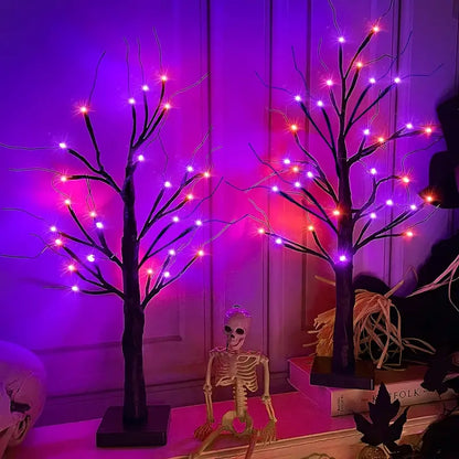 Spooky GlowTree™ - Halloween LED Birch Tree