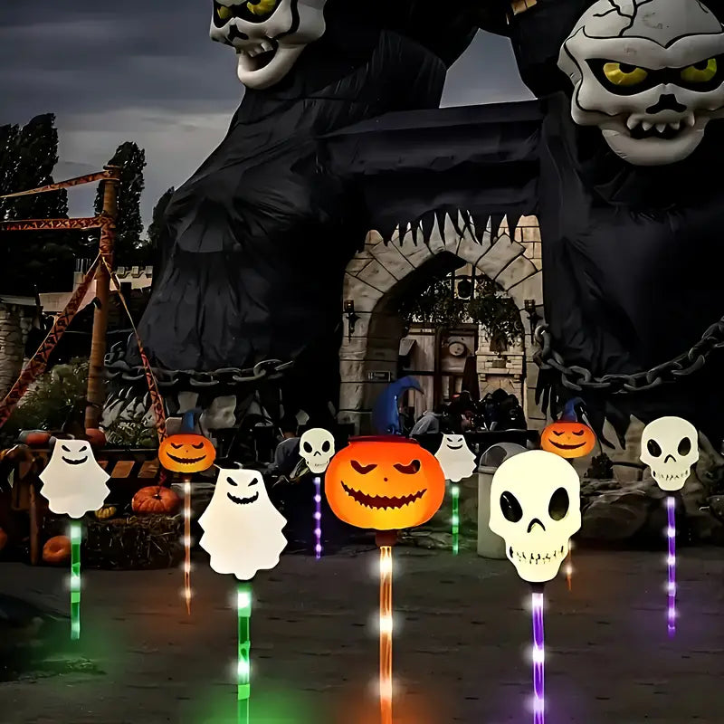 HauntLites™ - Set of 6 Solar Light Stakes