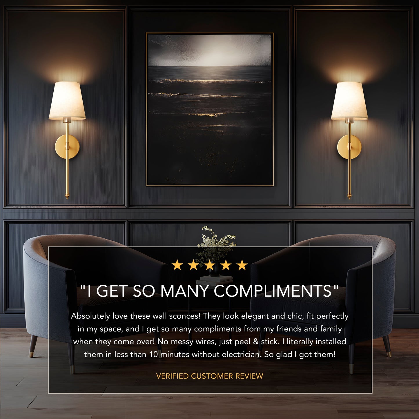 Nova™ - Original Wireless Wall Sconces (Set of 2)