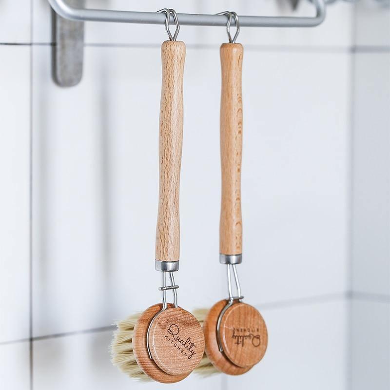Wood Dishwashing Brush