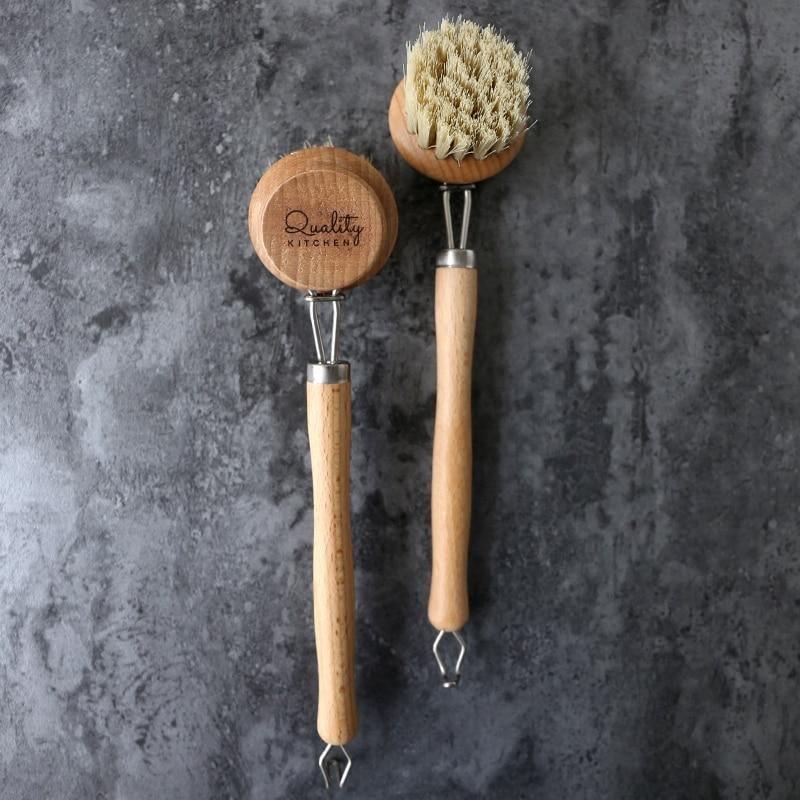 Wood Dishwashing Brush