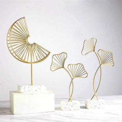 Leaf Decor Sculpture Figurines