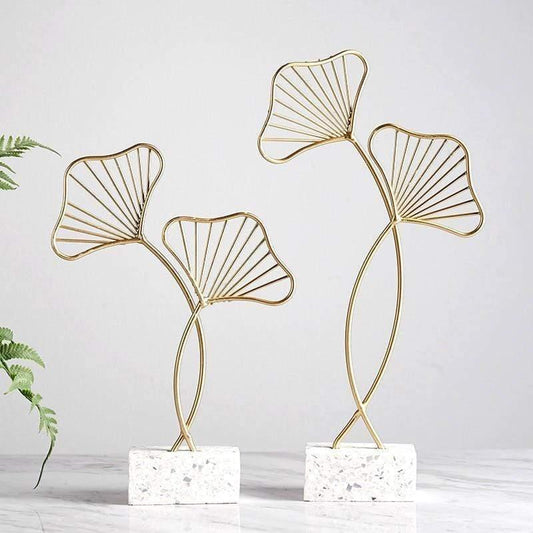 Leaf Decor Sculpture Figurines