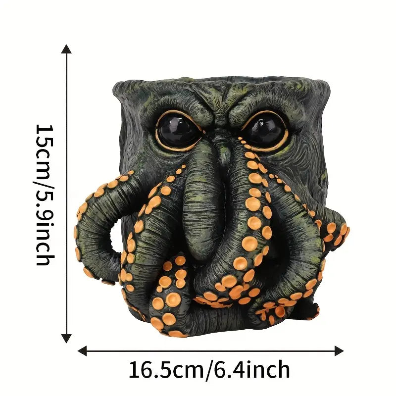 Cthulhu’s Bloom™ - Mythic Octopus Planter