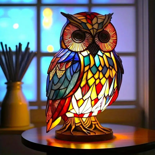 Owlora™ - Mosaic Owl Lamp