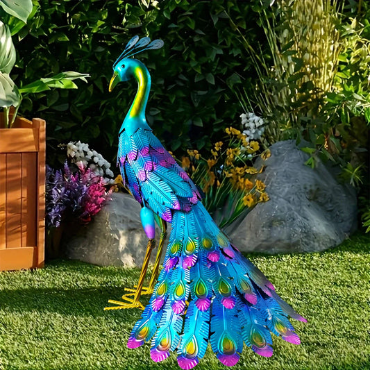 RegalFeather™ - Majestic Peacock Sculpture