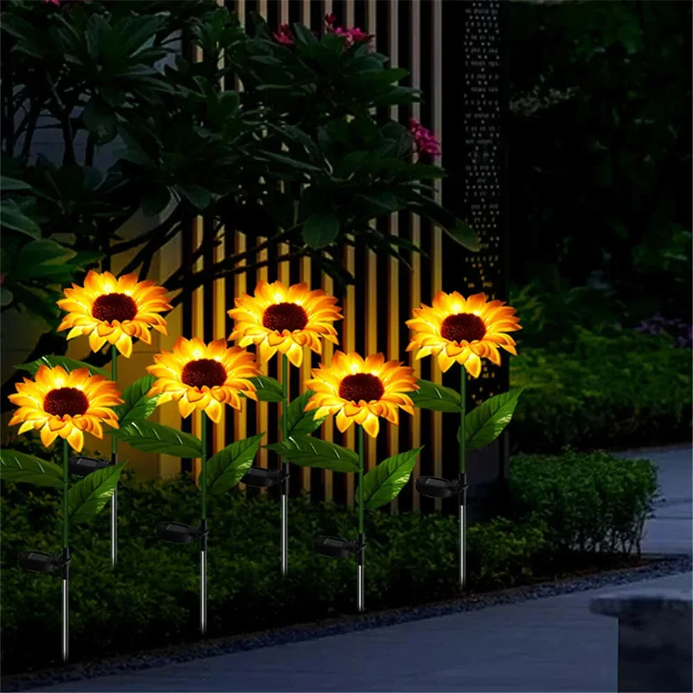 Sunshine Blooms™ - Outdoor Sunflower Solar Lights