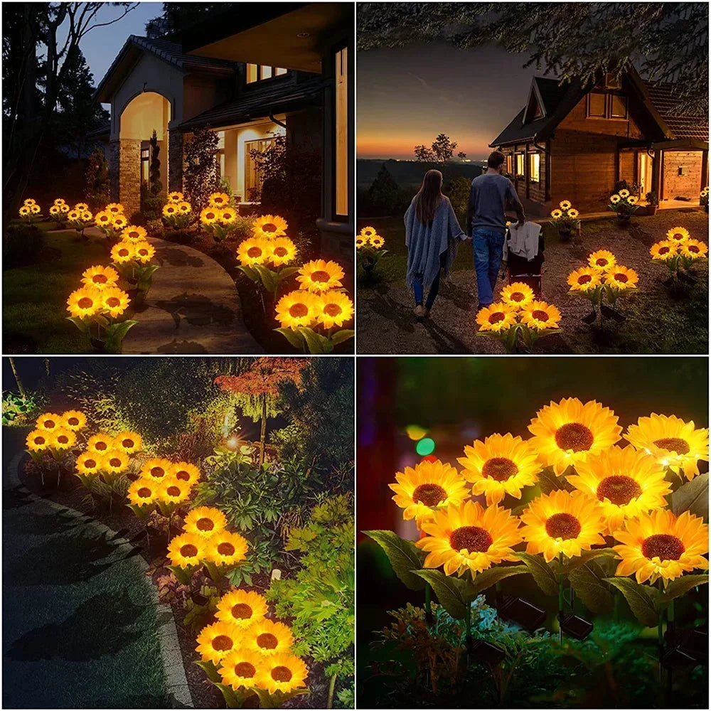 Sunshine Blooms™ - Outdoor Sunflower Solar Lights