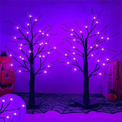 Spooky GlowTree™ - Halloween LED Birch Tree