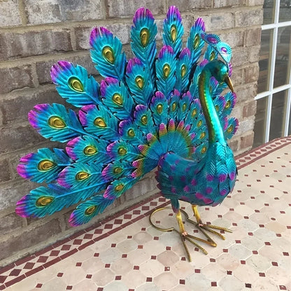 RegalFeather™ - Majestic Peacock Sculpture