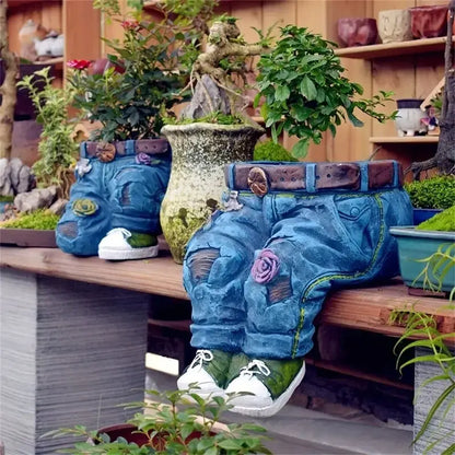 Retro Denim - Garden Planter