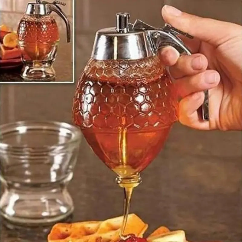 HoneyGlide™ - Crystal Honey Dispenser