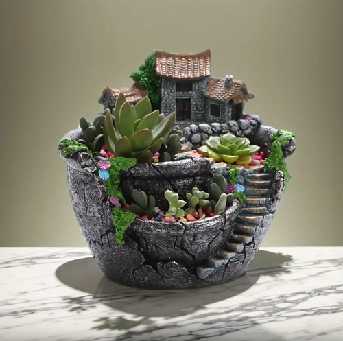 Courtyard Charm™ – Antique Architectural Flowerpot