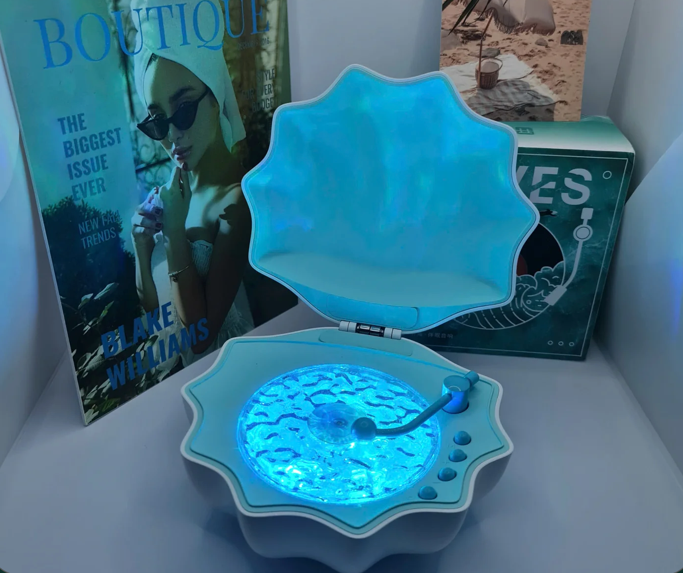 GlowShell™ - Vinyl Wave Speaker