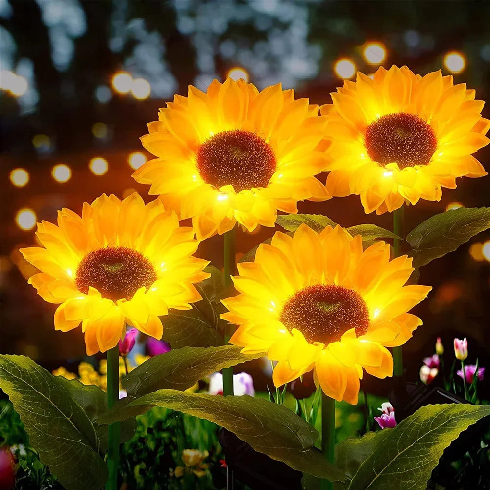 Sunshine Blooms™ - Outdoor Sunflower Solar Lights