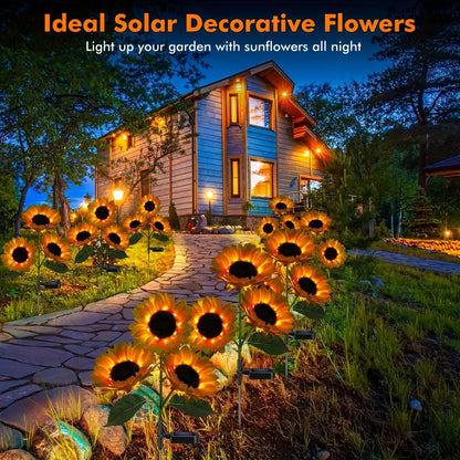 Sunshine Blooms™ - Outdoor Sunflower Solar Lights