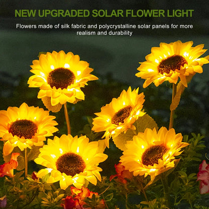 Sunshine Blooms™ - Outdoor Sunflower Solar Lights