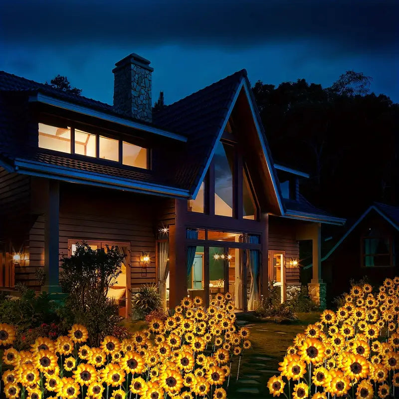 Sunshine Blooms™ - Outdoor Sunflower Solar Lights