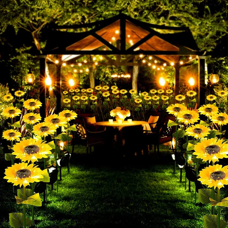 Sunshine Blooms™ - Outdoor Sunflower Solar Lights