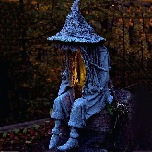 Mystic Witch™ - Solar-Powered Statue Light
