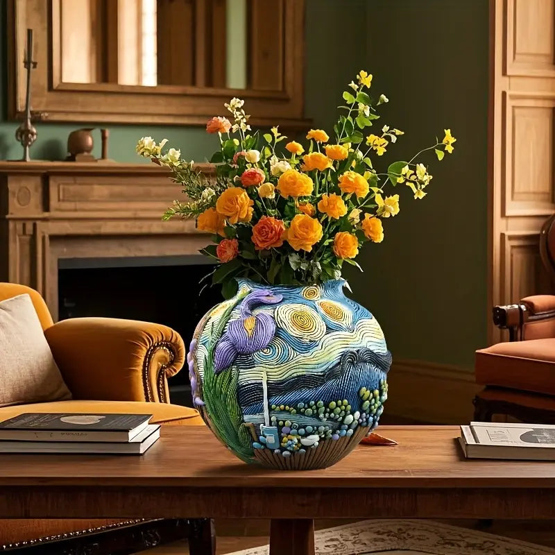 Starry Bloom™ – Van Gogh Vase