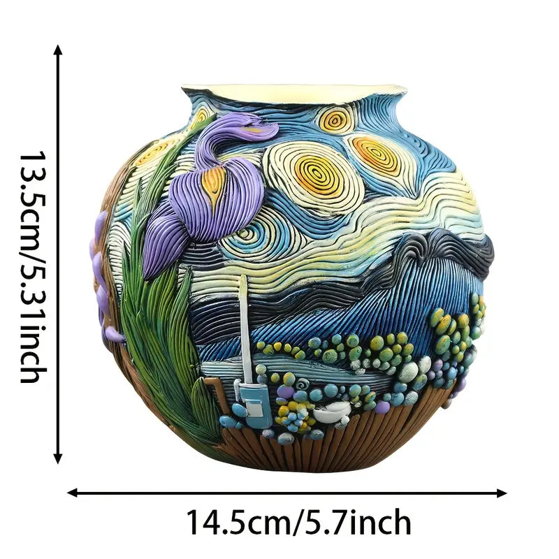 Starry Bloom™ – Van Gogh Vase