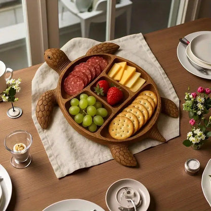 Turtlétier™ – Wooden Charcuterie Platter