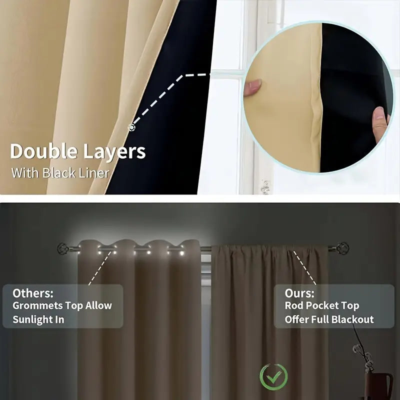 Veloura™ - Blackout Curtains