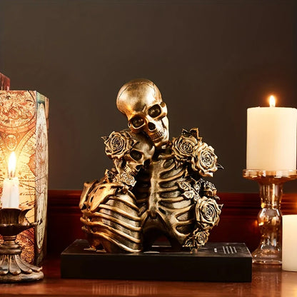 SkullMates™ - Vintage Elegant Gothic Skeleton Couple Figurine