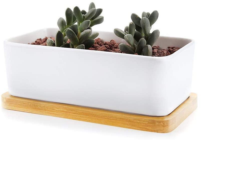 Bamboo Planter Saucer Trays