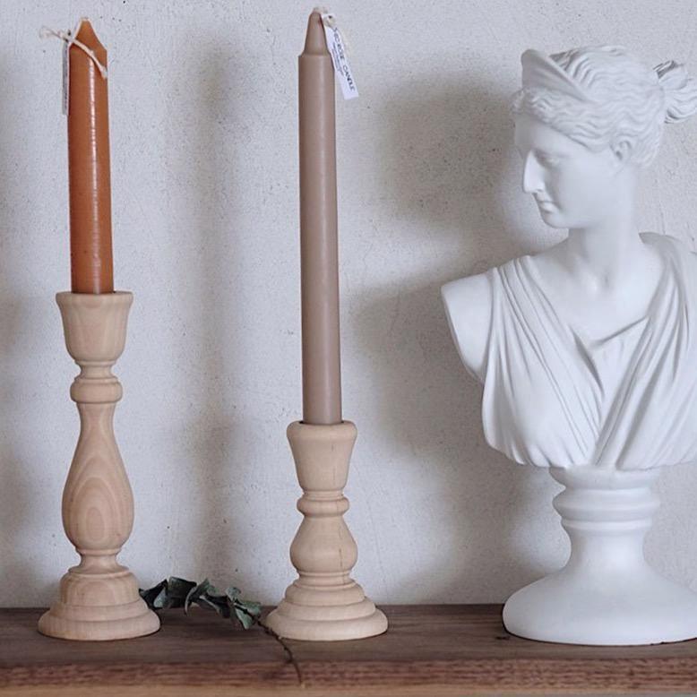 Wood Taper Candle Stands