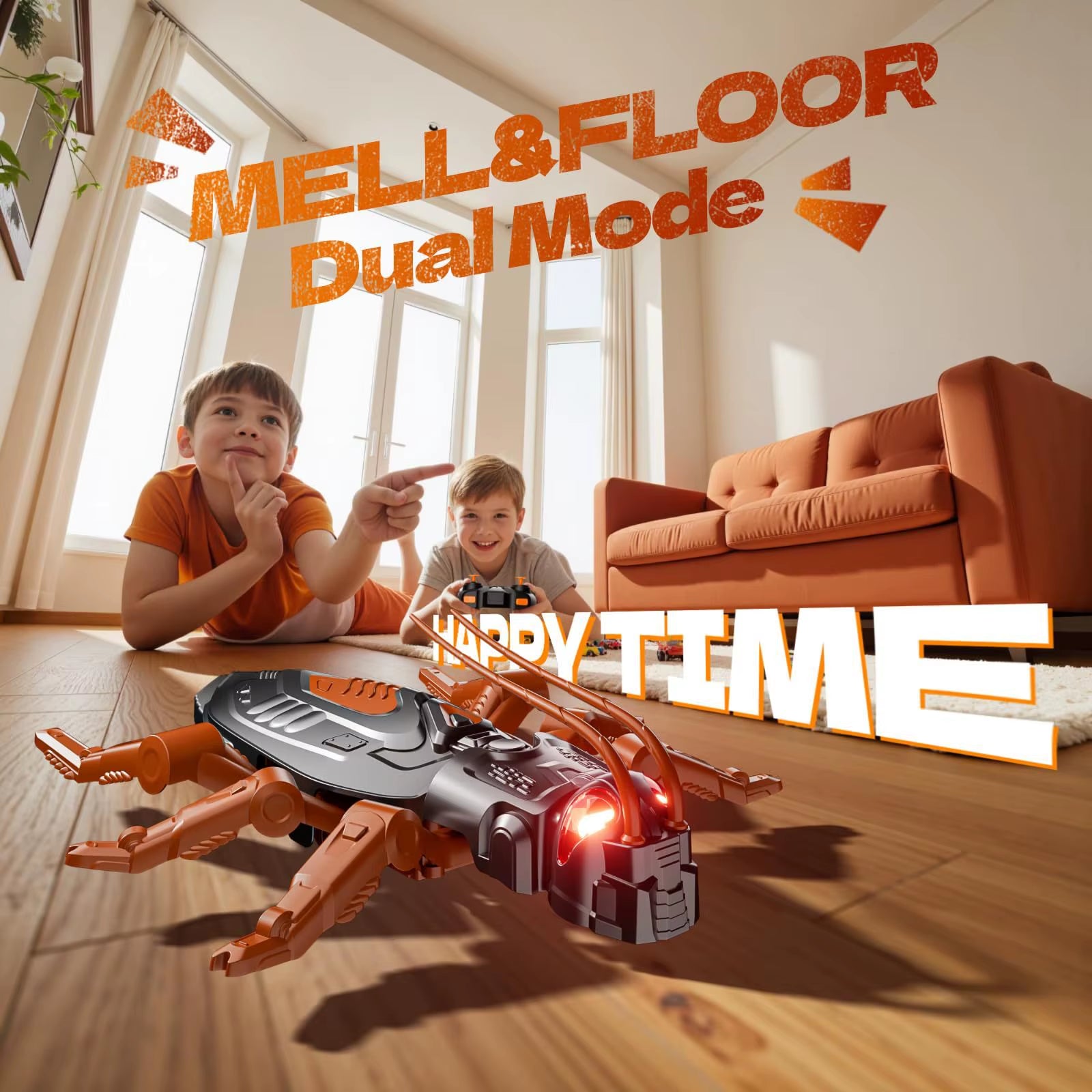 Smart Remote Control Crawling Gecko - Charge & Play Mechanical Lizard Toy