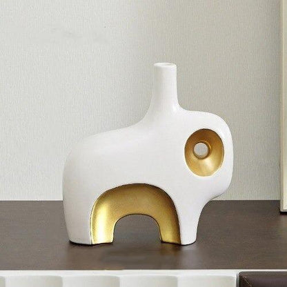 Egon Gold Abstract Vases
