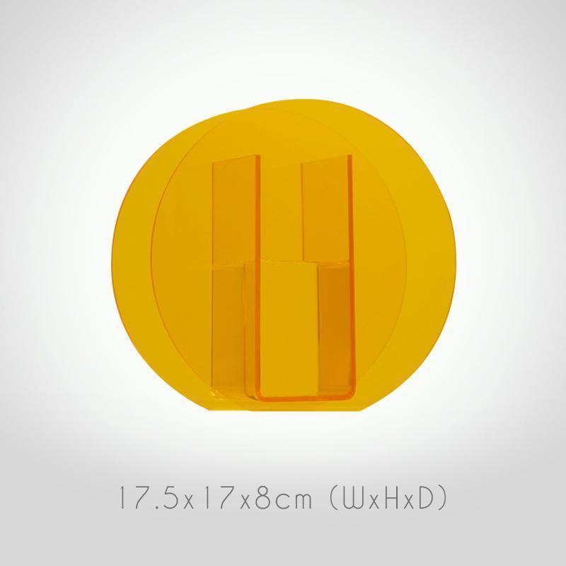 Vibrant Acrylic Geometric Floral Vase