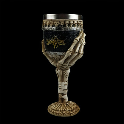 SkullSip™ - Gothic Skeleton Goblet