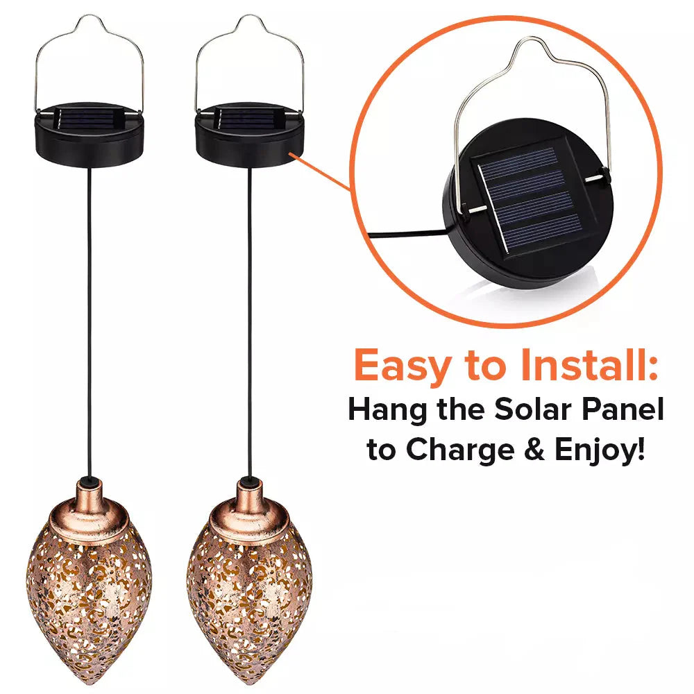 Moroccan Solar Garden Lantern