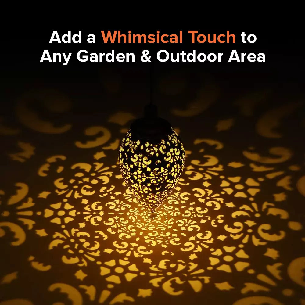 Moroccan Solar Garden Lantern