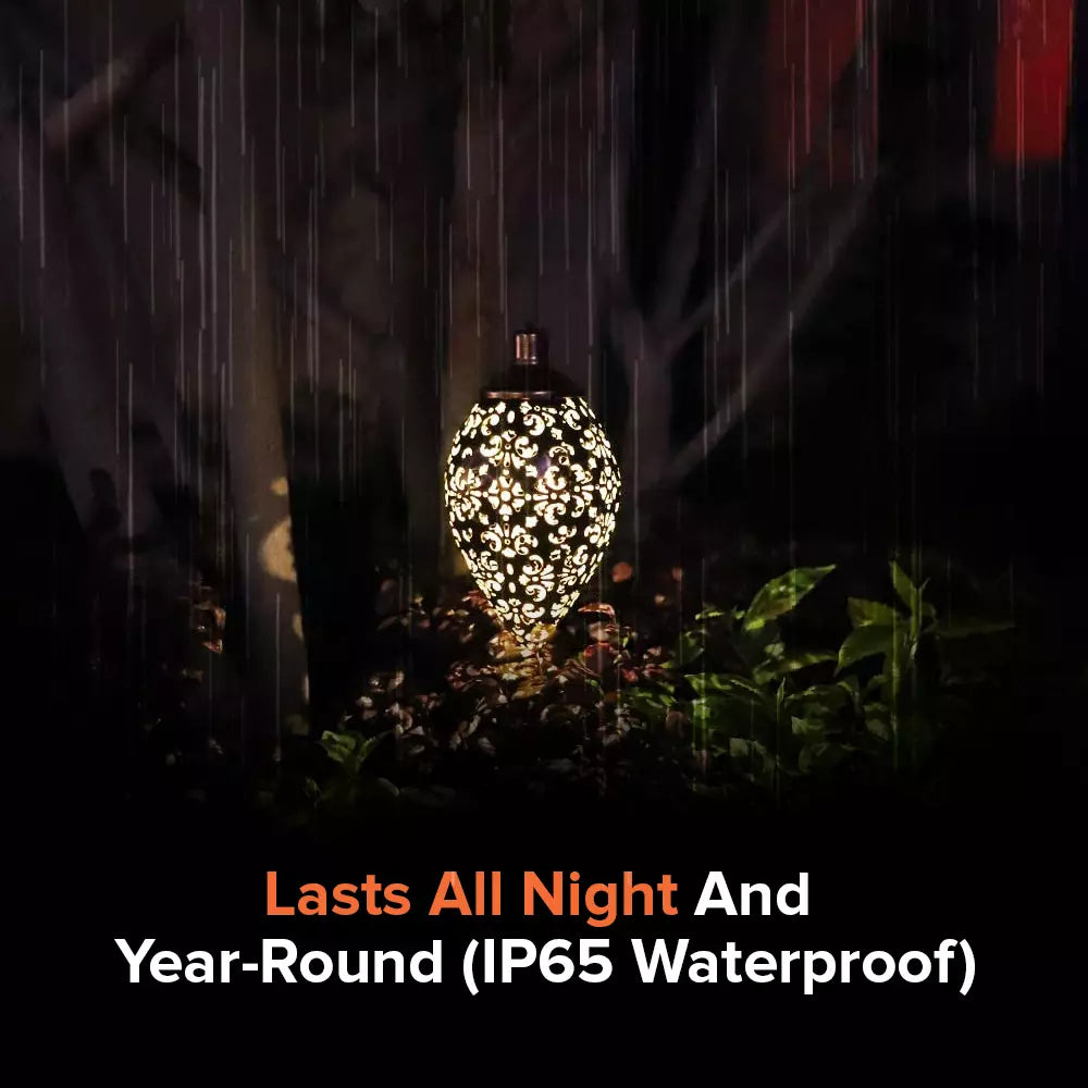 Moroccan Solar Garden Lantern