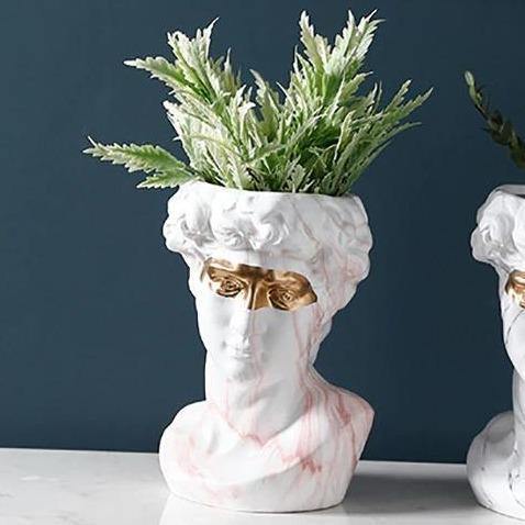 Majestic David - Ceramic Planter Sculpture