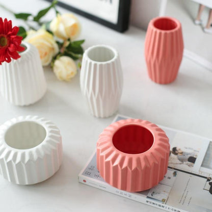 Sakura Grace Ceramic Vases