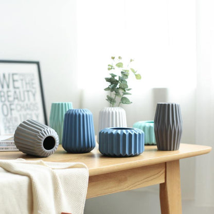 Sakura Grace Ceramic Vases