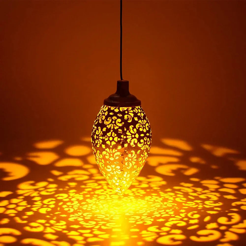 Moroccan Solar Garden Lantern