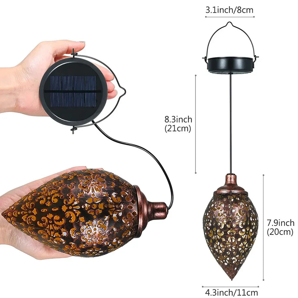 Moroccan Solar Garden Lantern