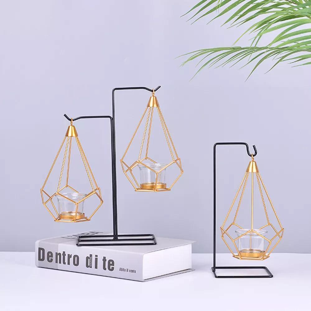 Aetheria Lantern - Iron Candle Holder