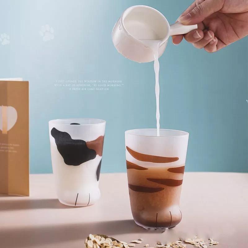 Feline Paw Glass Cups