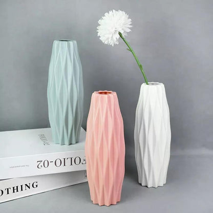 Angular Slim Floral Vase