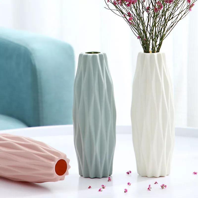 Angular Slim Floral Vase
