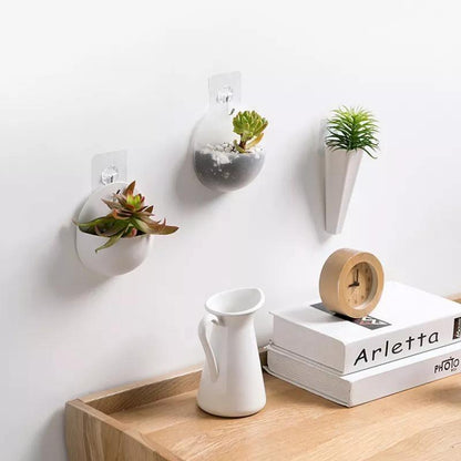Angular Suspended Wall Planter