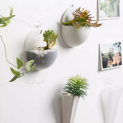 Angular Suspended Wall Planter