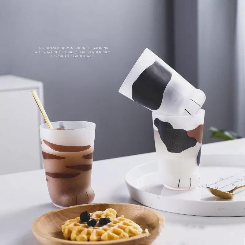 Feline Paw Glass Cups